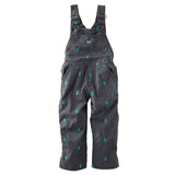 OshKosh B'gosh Infant & Toddler Boys Canvas Schiffli Overalls Skull & Crossbones