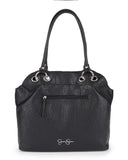 Jessica Simpson Astor V Zip Tote Black or Cognac