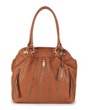 Jessica Simpson Astor V Zip Tote Black or Cognac