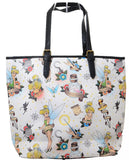 Disney Tinkerbell Tattoo Tote Bag Purse & Wallet Set by Loungefly