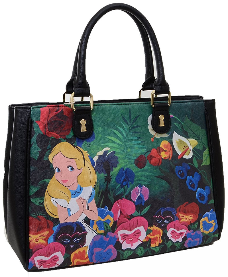Disney Alice in Wonderland Garden Loungefly Handbag Purse