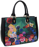 Disney Alice in Wonderland Garden Loungefly Handbag Purse