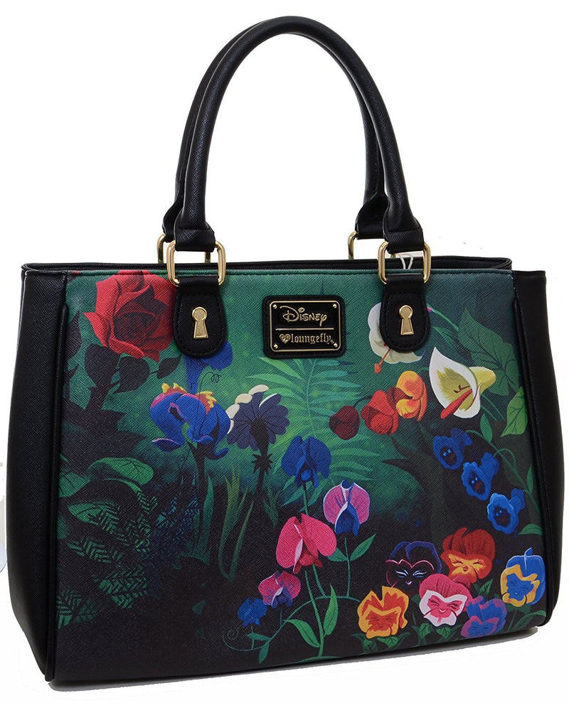 Disney Alice in Wonderland Garden Loungefly Handbag Purse