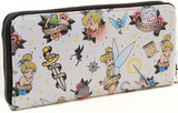 Disney Tinkerbell Tattoo Tote Bag Purse & Wallet Set by Loungefly