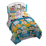 Disney Tsum Tsum 'Character' Teal Microfiber 3 Piece Twin Sheet Set