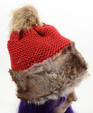  Super Furry Pom Thick Sweater Knit Cold Weather Fashion Winter Beanie 