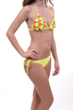 Rosette 2pc String Bikini Swimsuit