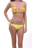 Rosette 2pc String Bikini Swimsuit