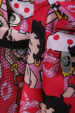 Pink Lips Betty Boop All Over Print Backpack