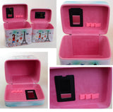 Hard Cosmetic Train Case Make Up Bag Beauty Organizer