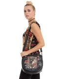 Traditional Tattoo Cameo Jawbreaker Messenger Bag