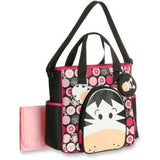 Baby Boom Zebra Face Tote Diaper Bag