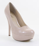 Monique Blush Platform Round Toe Pump