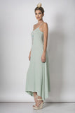 Mint Spaghetti String Cut Out Back Maxi Dress U.S.A