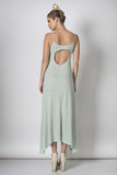 Mint Spaghetti String Cut Out Back Maxi Dress U.S.A