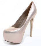 Iridescent Bridal Wedding Mesh Almond Toe Stiletto Platform Pump