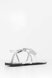 Rhinestone Horseshoe Women's Sling Back Thong Sandals