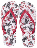 Disney Women's Americana Mickey Flip Flop