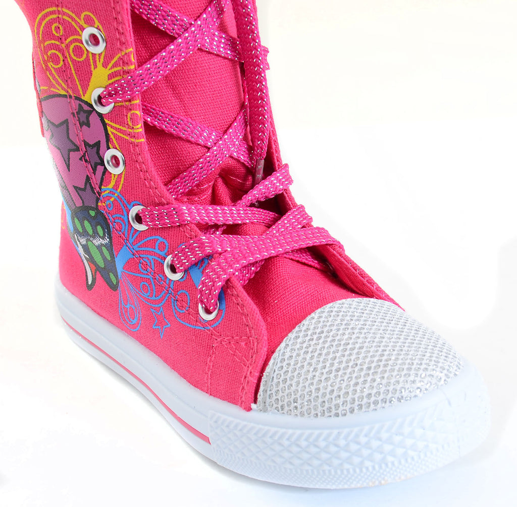 Billy Footwear Toddler Haring High-top Sneaker Boots - Black Iridescent  Cheetah 6t : Target