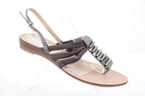 Metal Summer Gladiator Thong Slip On Flip-flop Flat Sandals