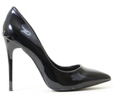 Black Patent Classic Pointy Toe Women's Pumps Shoes