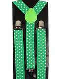 Colorful Polka Dot Adjustable Fashion Suspenders