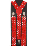 Colorful Polka Dot Adjustable Fashion Suspenders