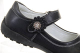  Flower Mary Jane Velcro Strap Flat Girls Shoes Fourever Funky