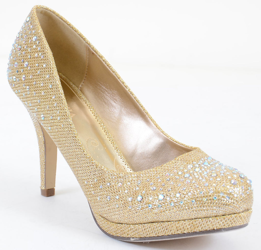 Factory: Glitter Pointy-toe Heels For Women