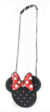 Minnie Mouse Die Cut Quilted Crossbody Chain Handbag Purse