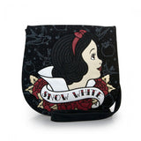 Loungefly Disney Snow White Tattoo Print Cross-body Messenger Bag